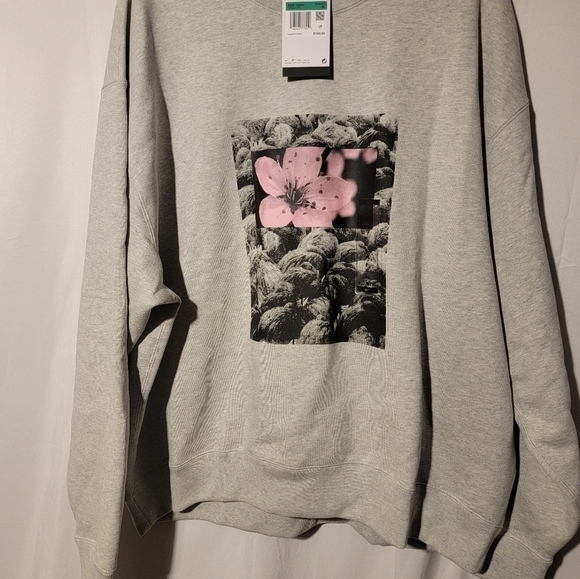 Nike SB Skate Crew Sweatshirt Unisex Size XL Gray Fleece DV9032-050 - Picture 1 of 5